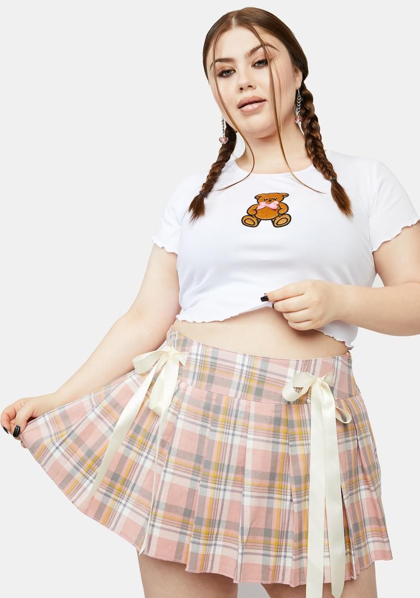 Plus Beverly Baby Plaid Mini Skirt sold by Dolls Kill product image thumbnail 2