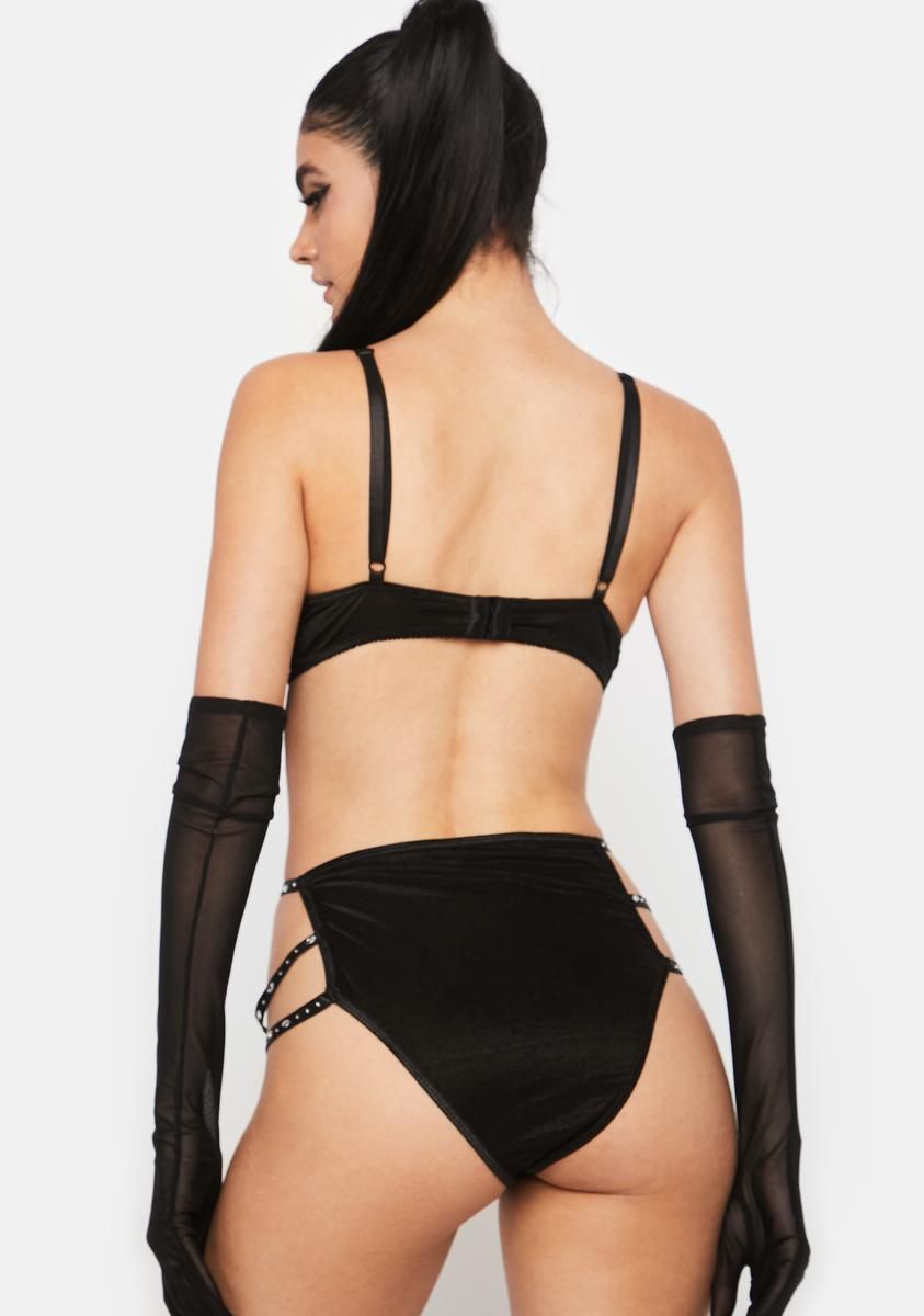 Darkness In Lust Lingerie Set sold by Dolls Kill product image thumbnail 4