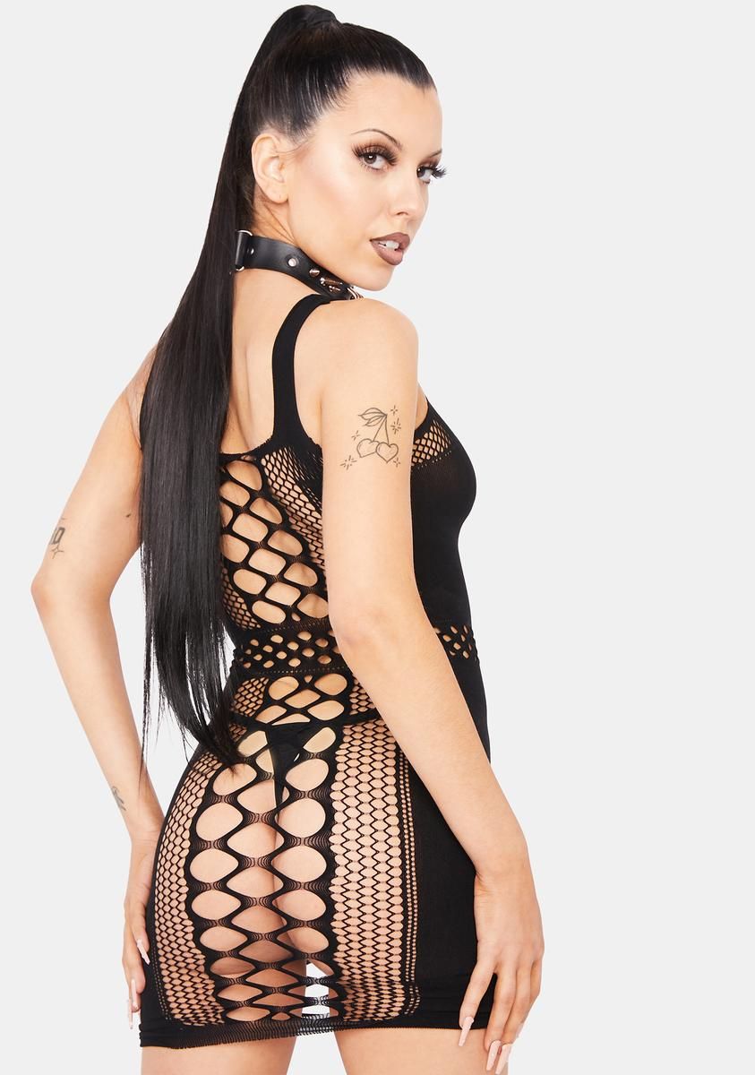 Self Assured Cutout Mini Dress sold by Dolls Kill product image thumbnail 4