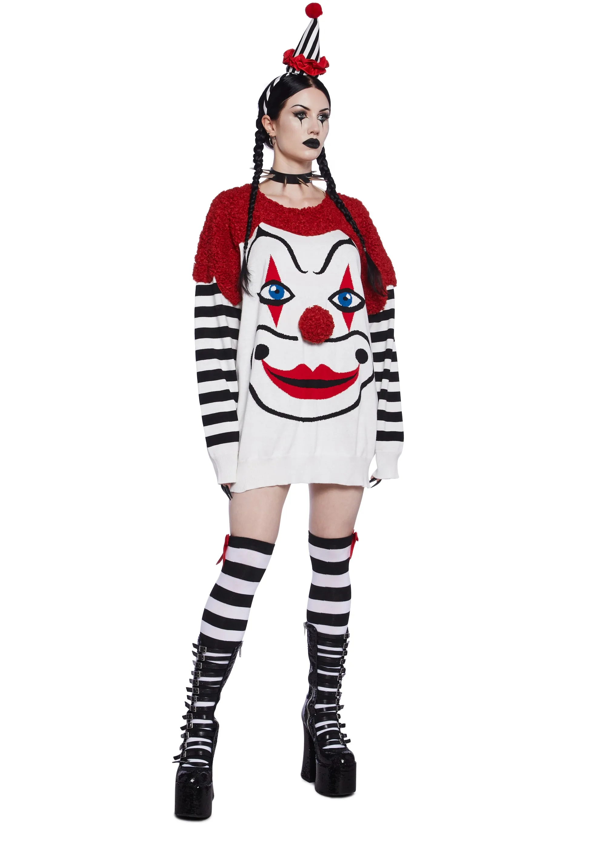 In Stitches Oversized Sweater sold by Dolls Kill product image thumbnail 3