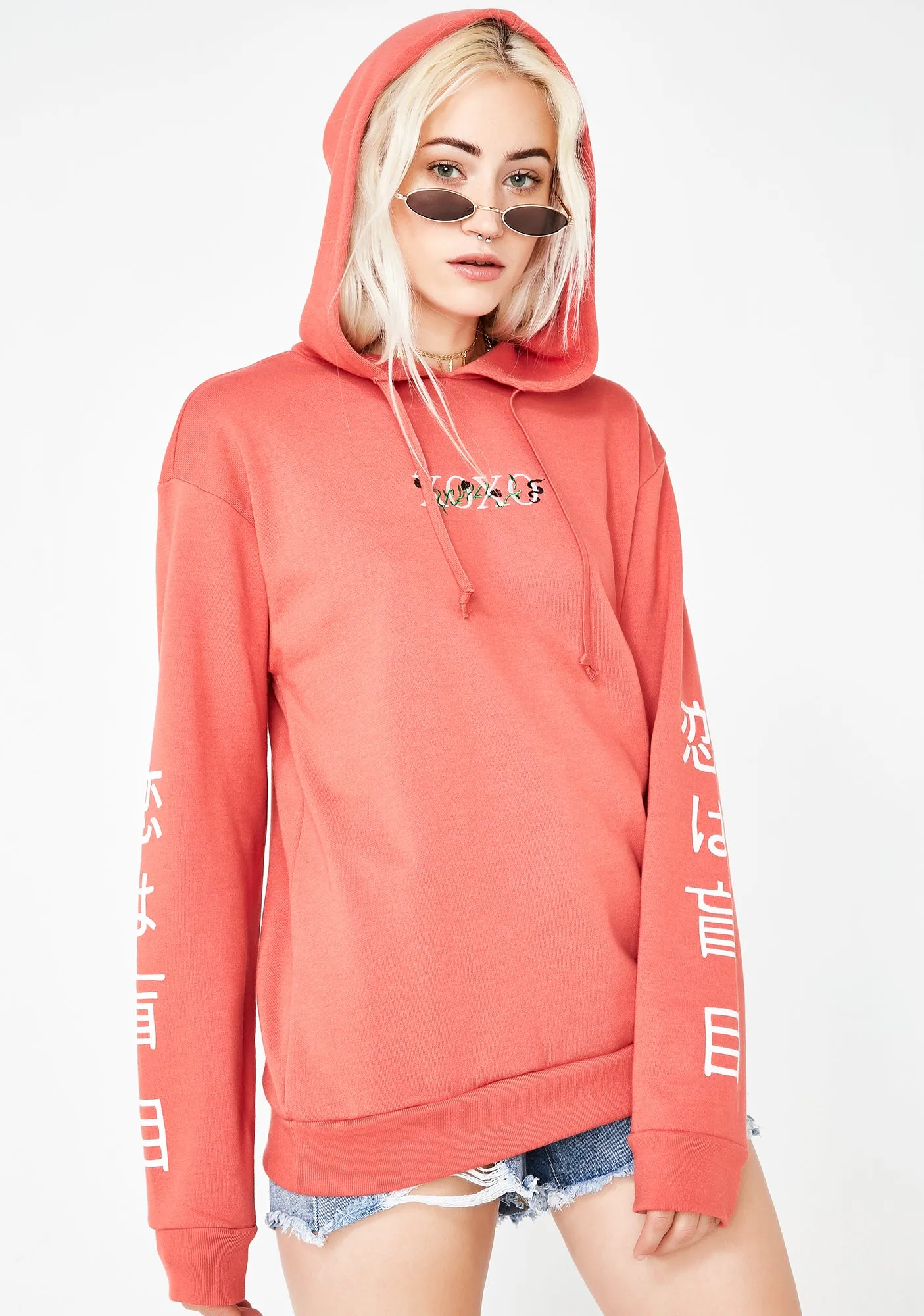 XOXO Oversized Hoodie sold by Dolls Kill