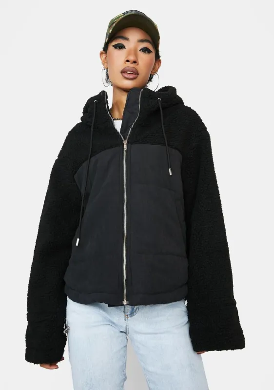 Night King Sized Shearling Hoodie sold by Dolls Kill