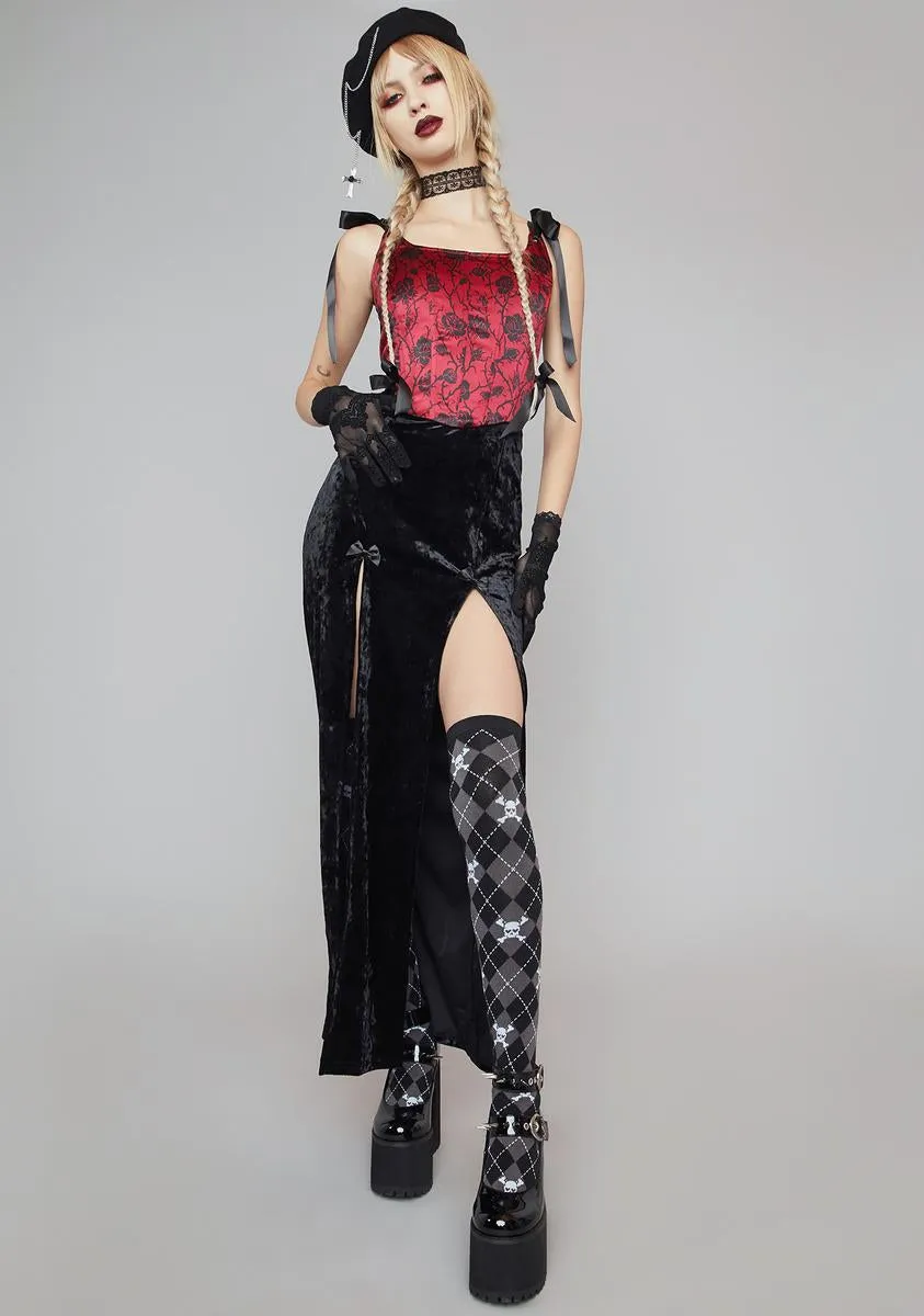 Heaven's Outcasts Satin Bustier sold by Dolls Kill product image thumbnail 3