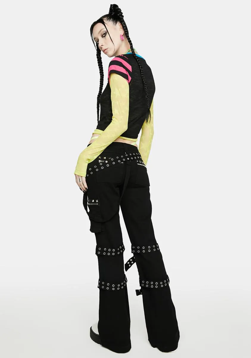 Vile In Denial Buckle Pants sold by Dolls Kill product image thumbnail 4