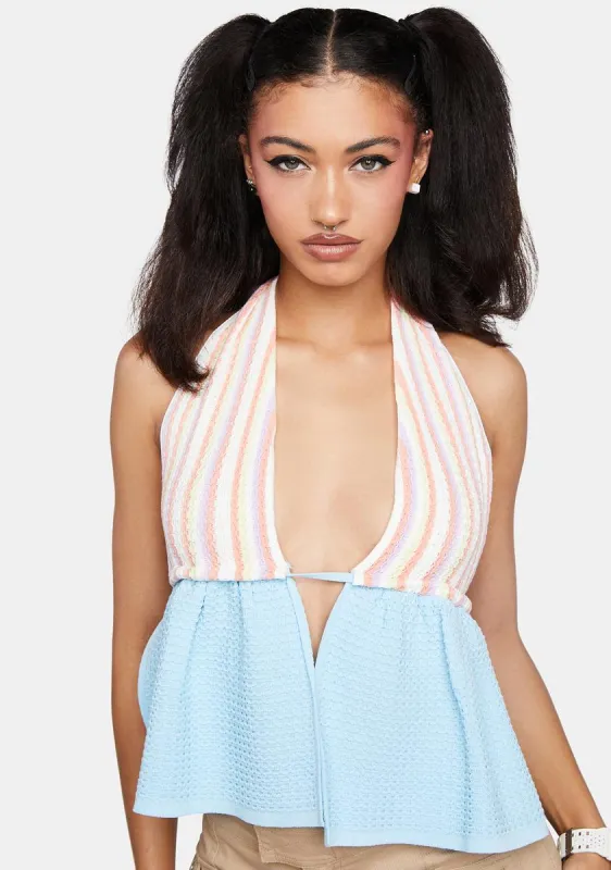 Came To Play Halter Top sold by Dolls Kill