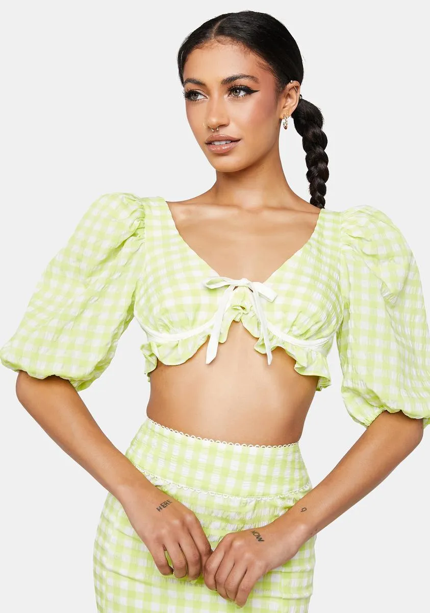 Maureen Crop Top sold by Dolls Kill