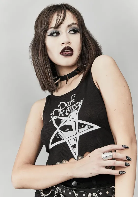 Embrace The Madness Graphic Tank sold by Dolls Kill