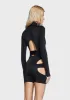 Buckle Long Sleeve Cut-Out Bodysuit sold by Dolls Kill
