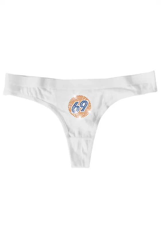 69 Gas Station Rhinestone Thong sold by Dolls Kill