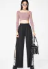 Vagabond Vixen Side Slit Pants sold by Dolls Kill