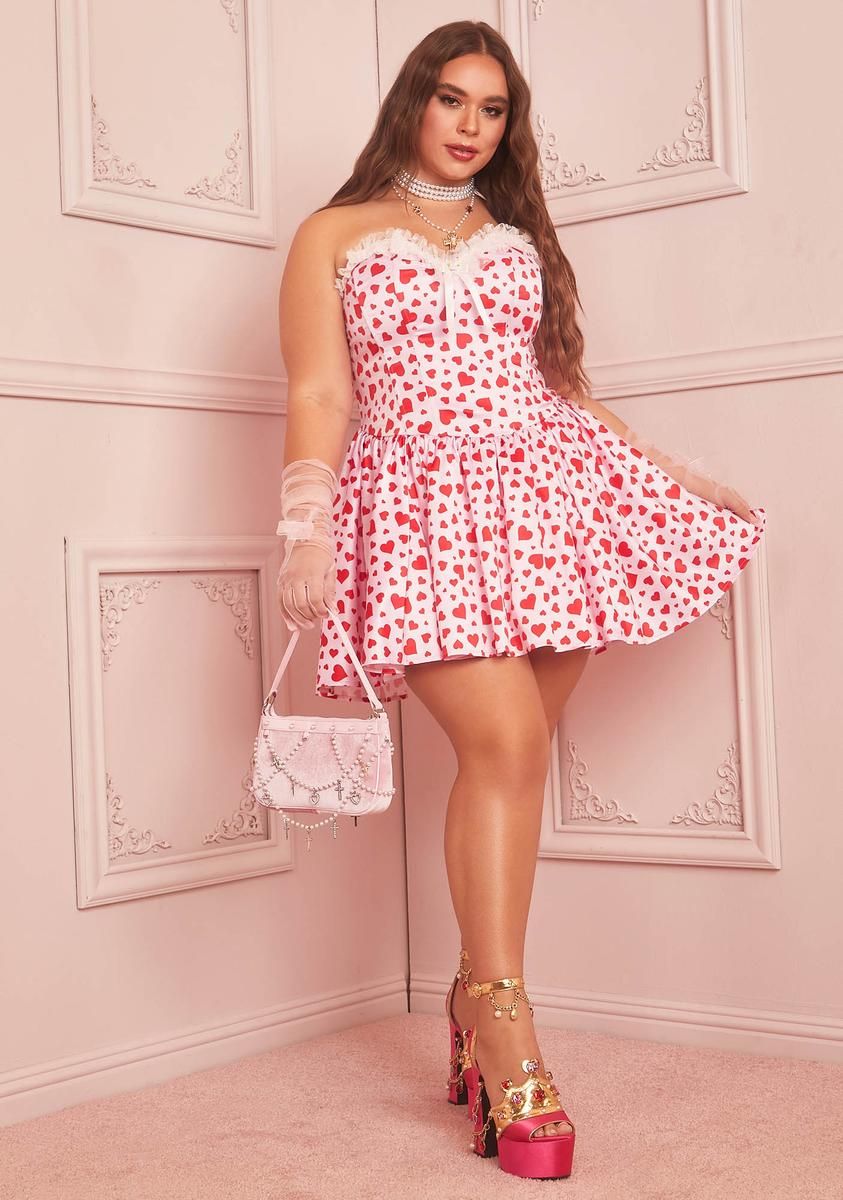 Plus Love Surrounds Me Corset Dress sold by Dolls Kill product image thumbnail 3