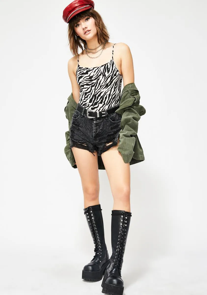 Zebra Sol Bodice sold by Dolls Kill product image thumbnail 3