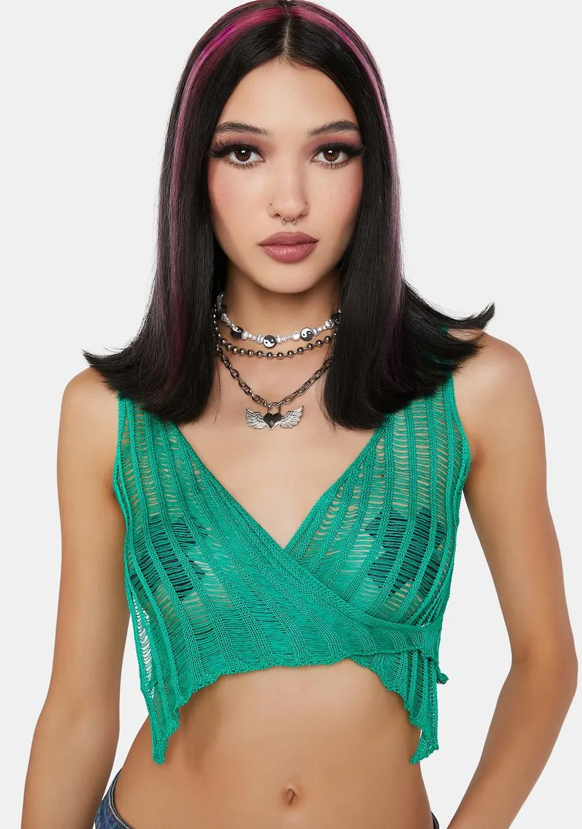 Envy Rebel With A Cause Crop Top sold by Dolls Kill