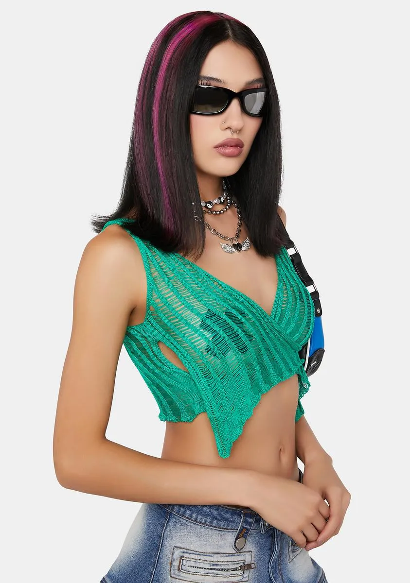 Envy Rebel With A Cause Crop Top sold by Dolls Kill product image thumbnail 2