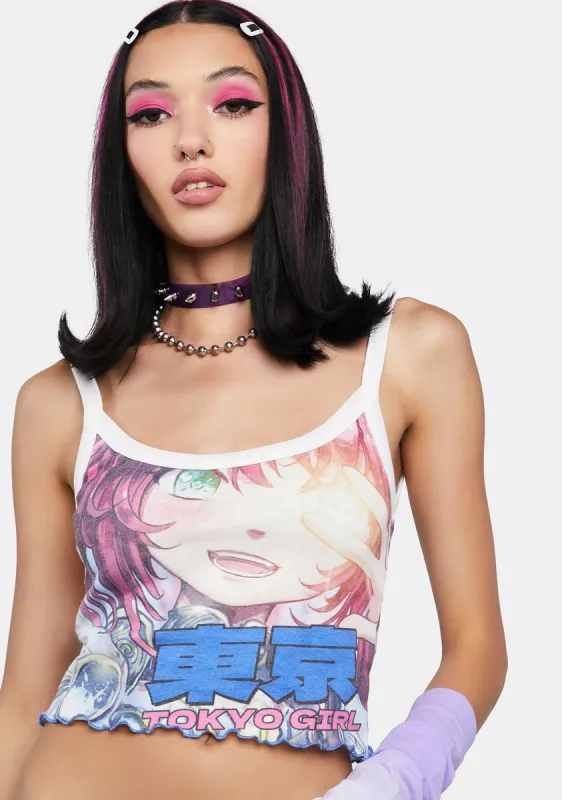 Tokyo Girl Tank Top sold by Dolls Kill