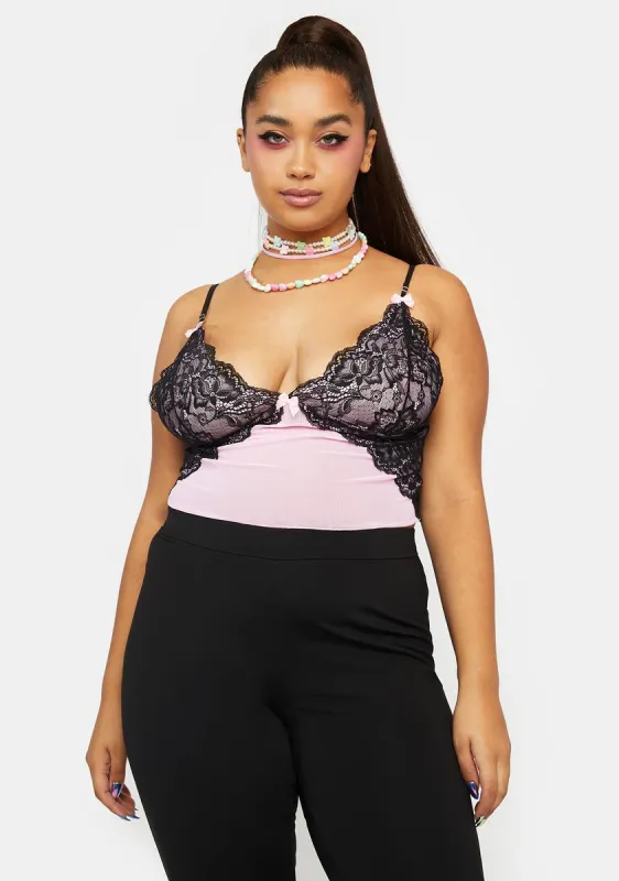 Plus Sweet Prim And Proper Lace Top sold by Dolls Kill