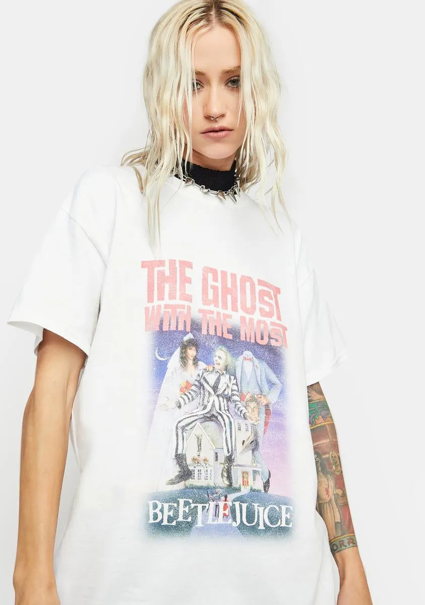 Beetlejuice Ghost Graphic Tee sold by Dolls Kill