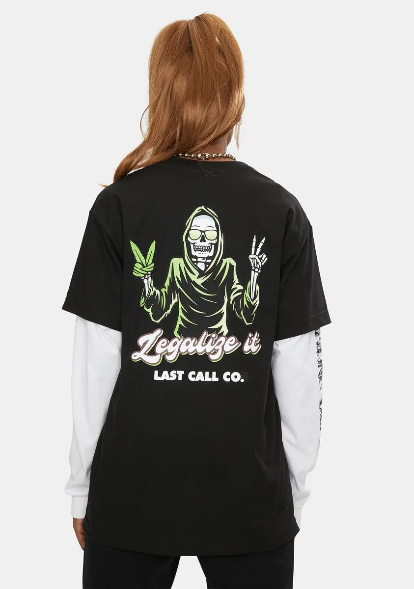 Legalize Graphic Tee sold by Dolls Kill