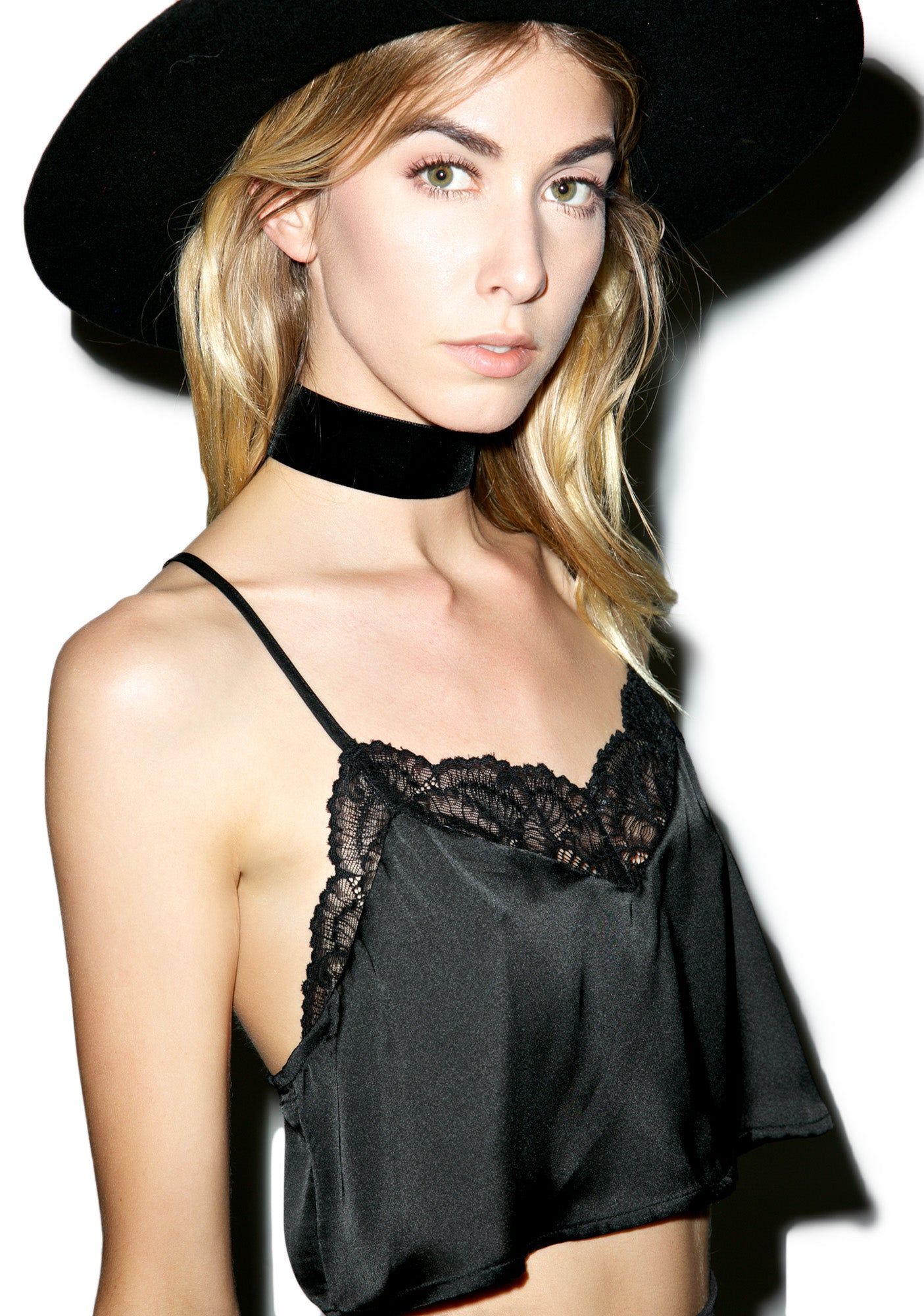 Between The Sheets Satin Tank sold by Dolls Kill product image thumbnail 3