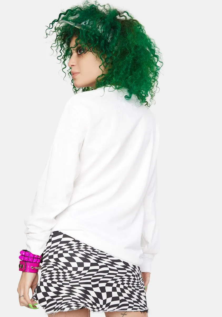 Tysm Long Sleeve Graphic Tee sold by Dolls Kill product image thumbnail 4