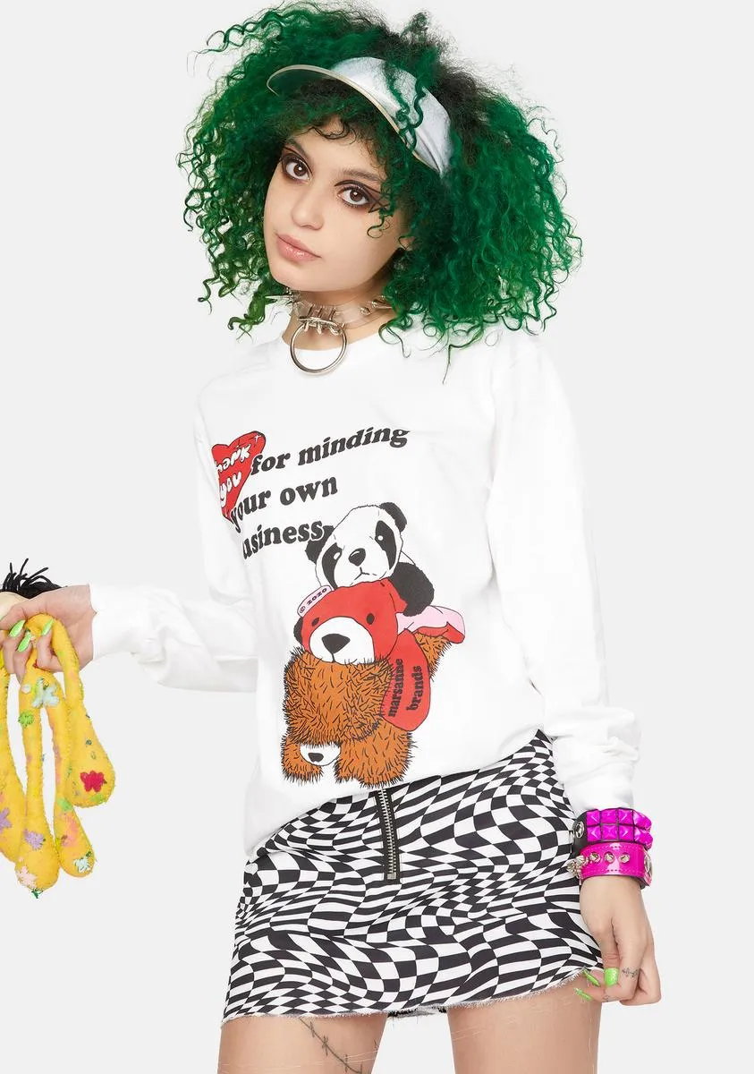 Tysm Long Sleeve Graphic Tee sold by Dolls Kill product image thumbnail 2