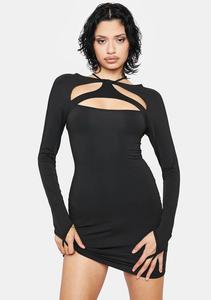 Turns To Light Long Sleeve Dress sold by Dolls Kill