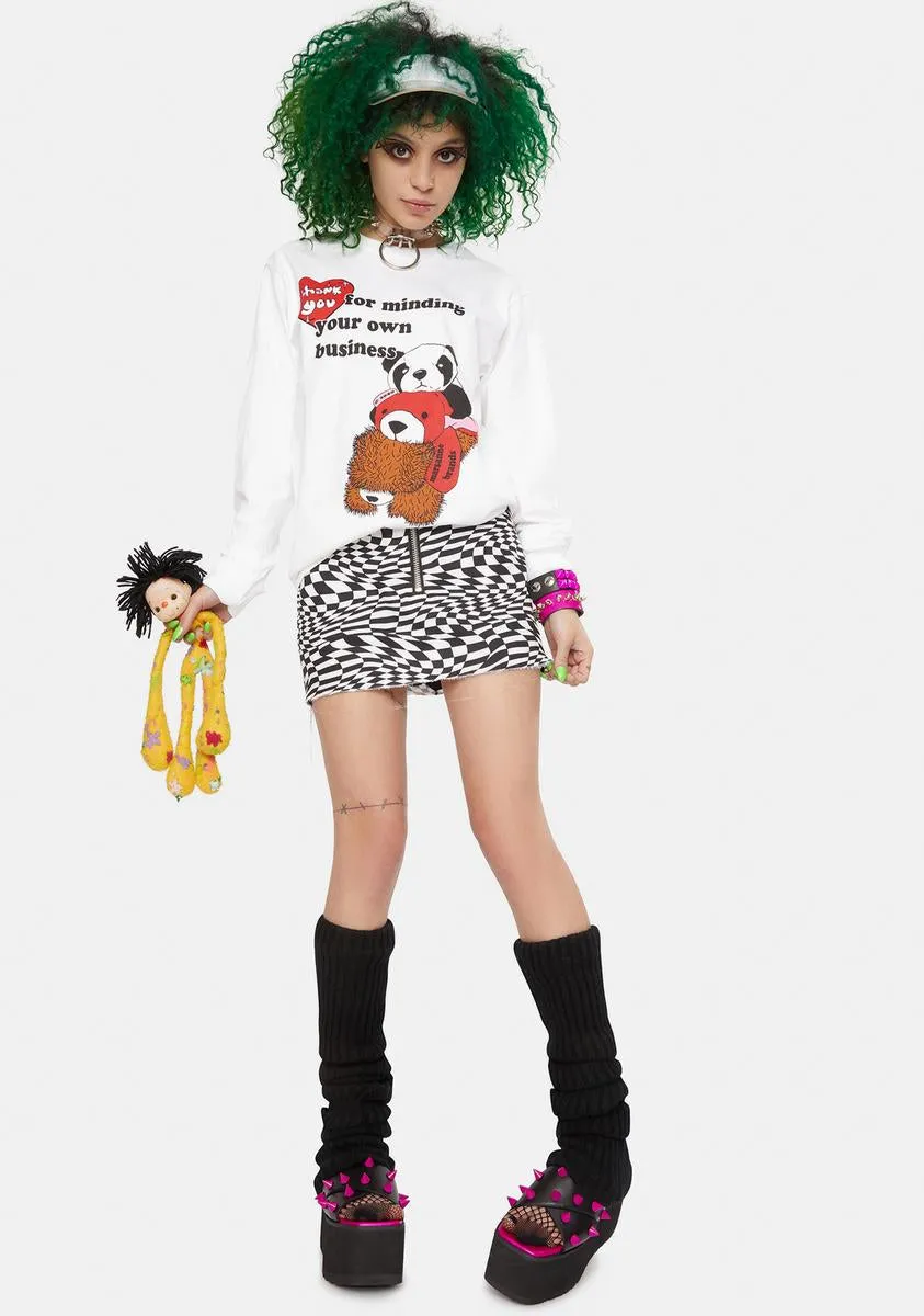 Tysm Long Sleeve Graphic Tee sold by Dolls Kill product image thumbnail 3