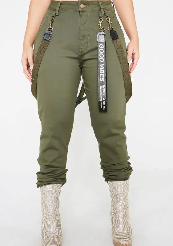 Serpent Xtra Spice Suspender Joggers sold by Dolls Kill