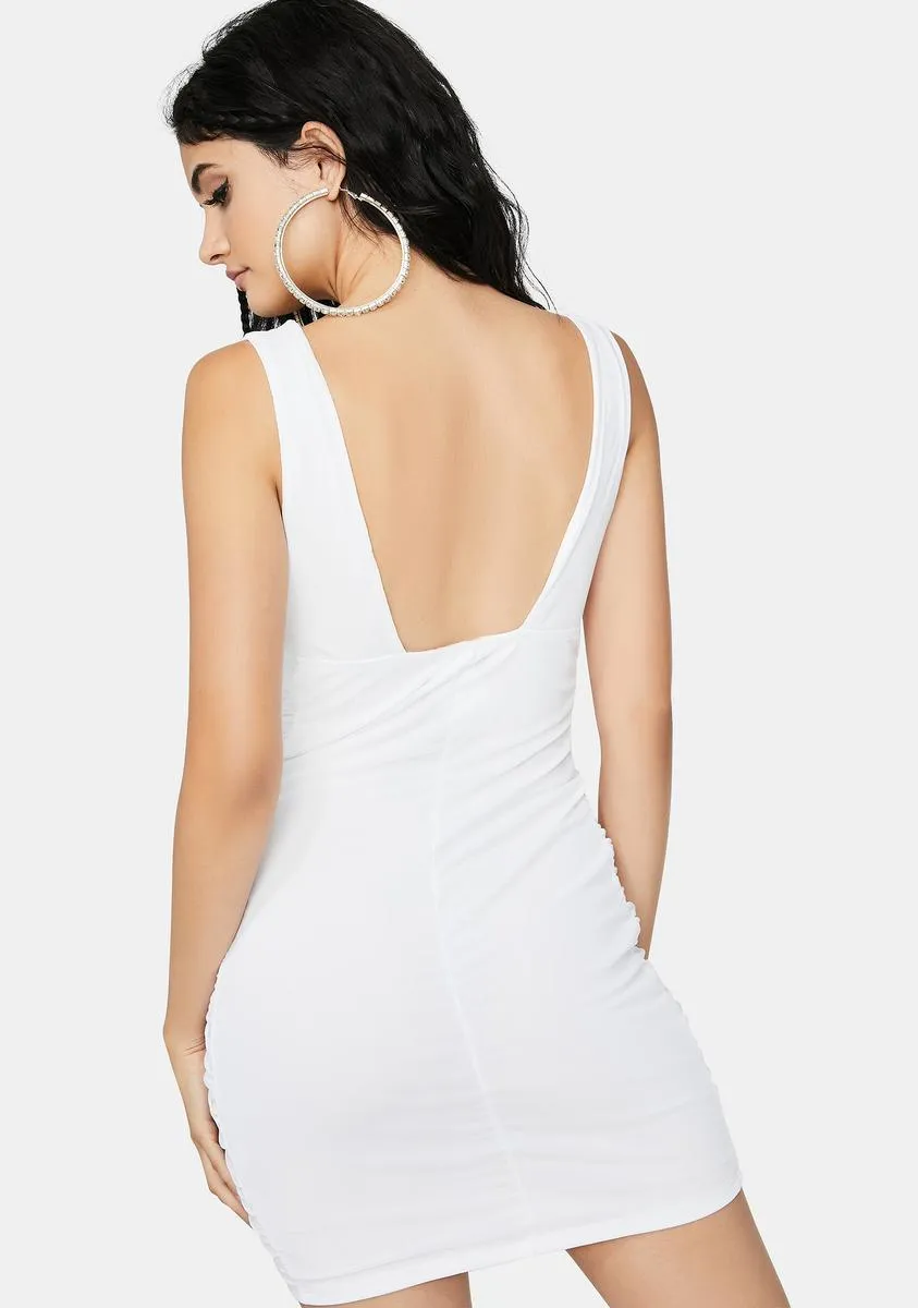 Center Of Attention Ruched Dress sold by Dolls Kill product image thumbnail 4