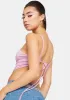 Lavender Look My Way Halter Scarf Top sold by Dolls Kill