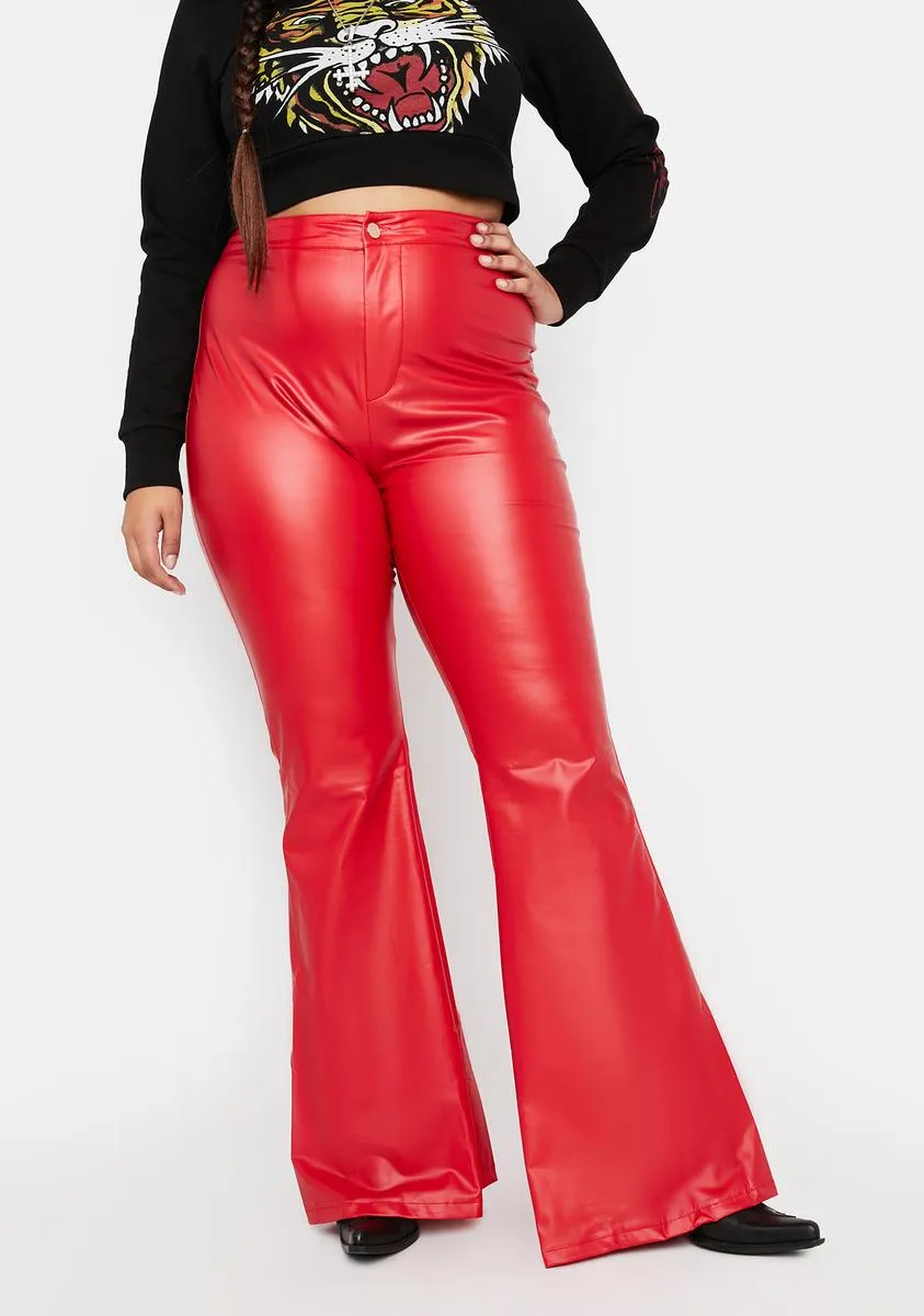 Plus Cherry Can't Pass Up Bell Bottoms sold by Dolls Kill