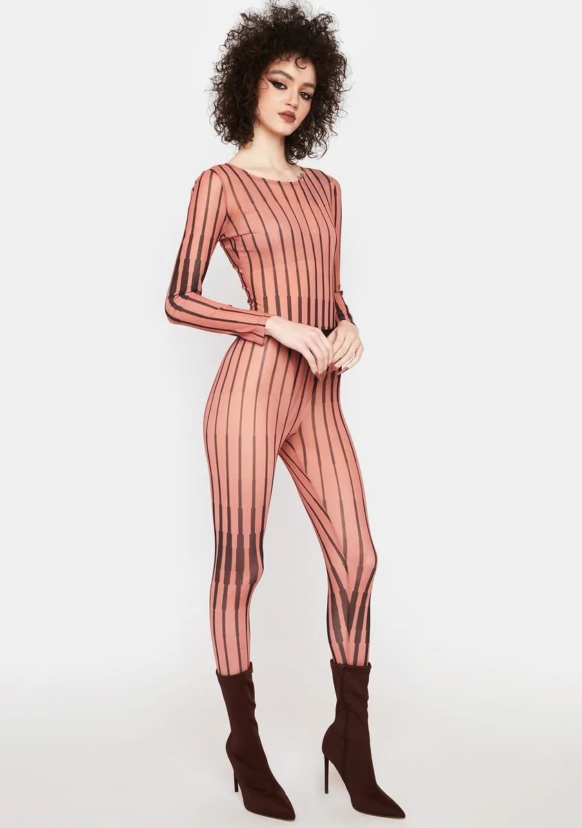 Dazzle Them Mesh Catsuit sold by Dolls Kill product image thumbnail 2