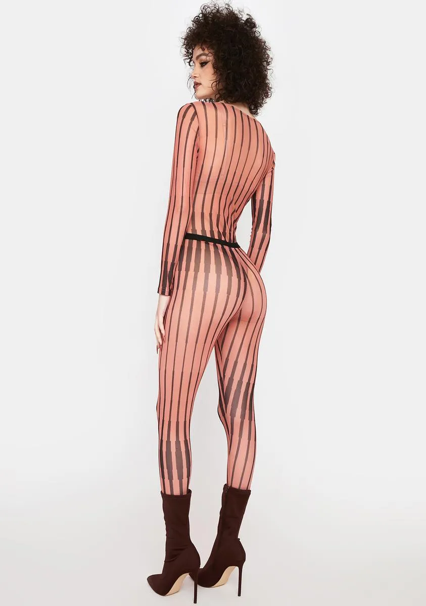 Dazzle Them Mesh Catsuit sold by Dolls Kill product image thumbnail 4