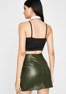 Dank Zip It Honey Mini Skirt sold by Dolls Kill