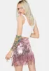 Sweet Blindin' Baddie Sequin Skirt sold by Dolls Kill