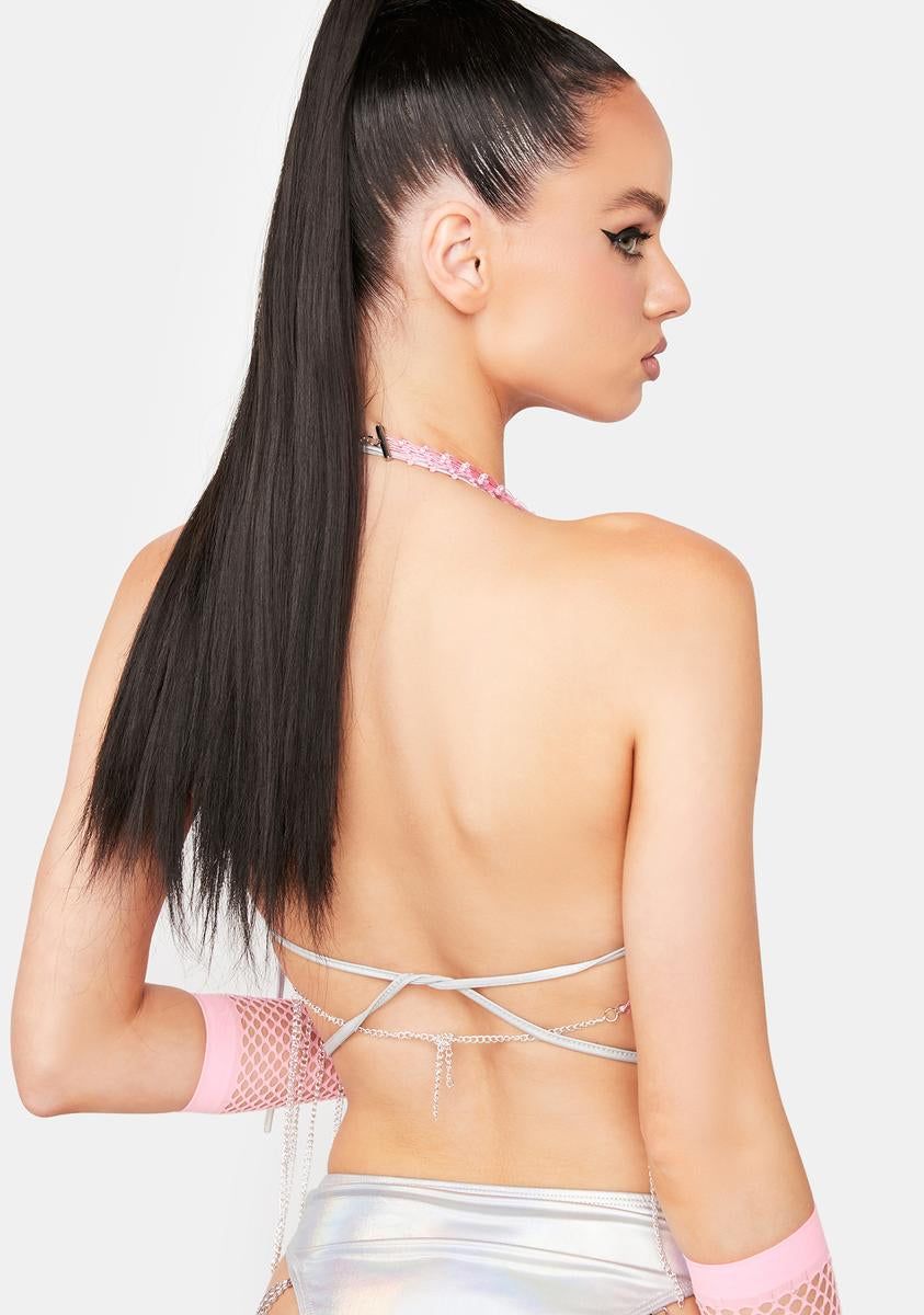 Baby Bring The Bling Crop Top sold by Dolls Kill product image thumbnail 4