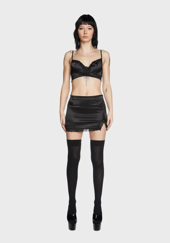 Wicked Your Worth Lingerie Set sold by Dolls Kill