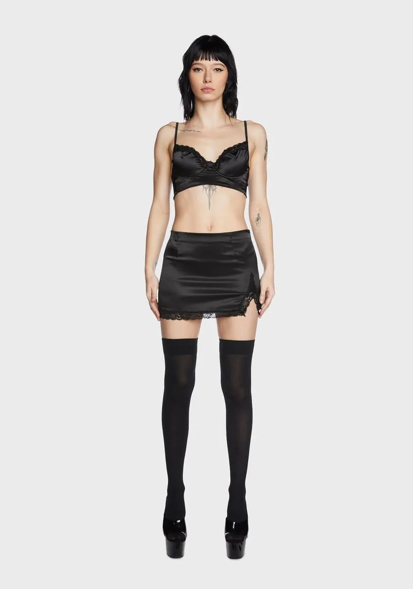 Wicked Your Worth Lingerie Set sold by Dolls Kill