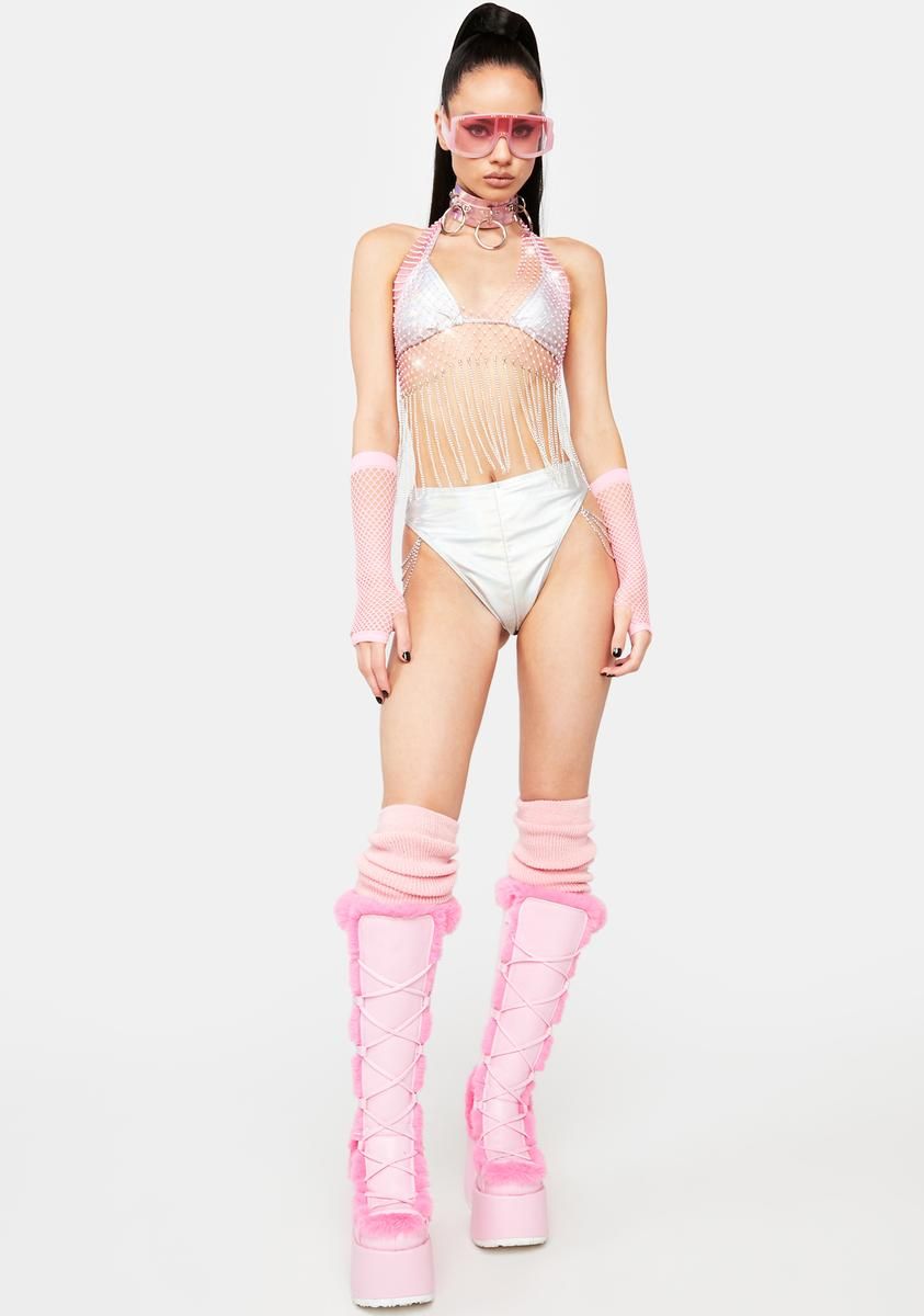 Baby Bring The Bling Crop Top sold by Dolls Kill product image thumbnail 3