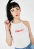 Hunny I'm Home Halter Top sold by Dolls Kill