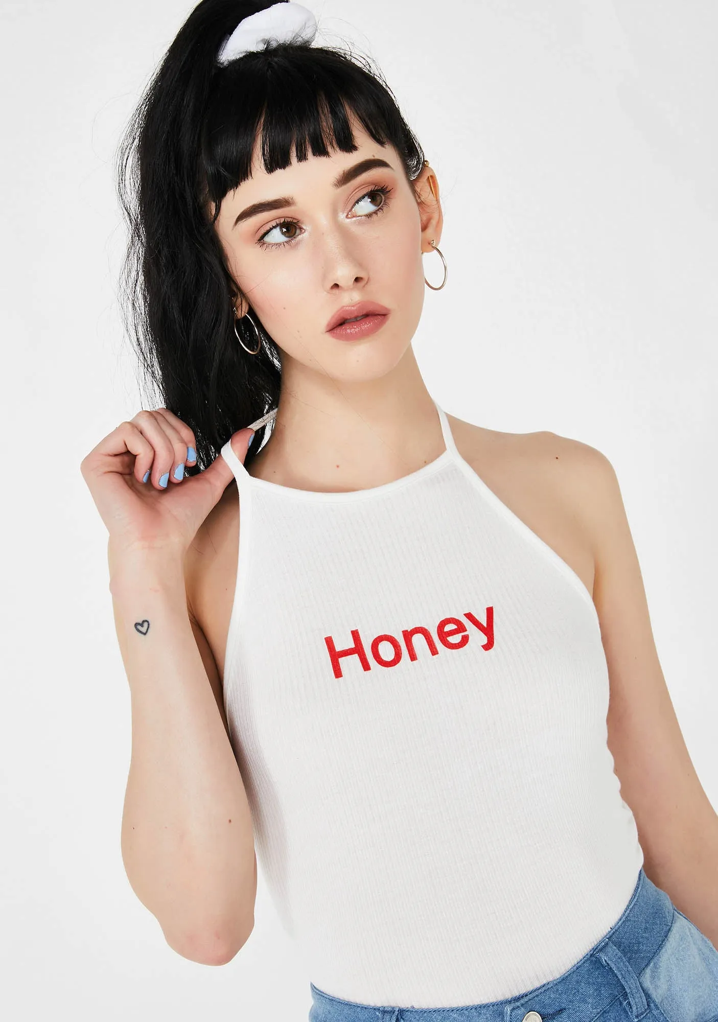 Hunny I'm Home Halter Top sold by Dolls Kill