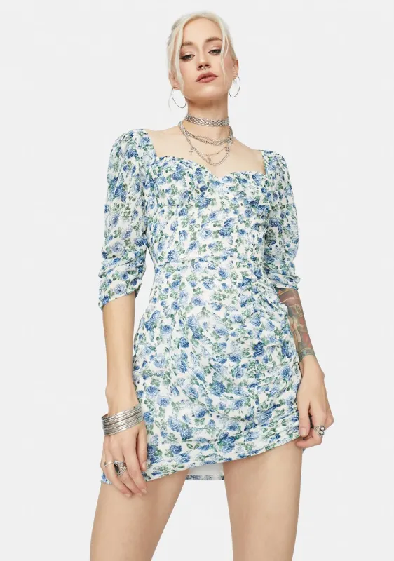 Angels Like You Floral Mini Dress sold by Dolls Kill