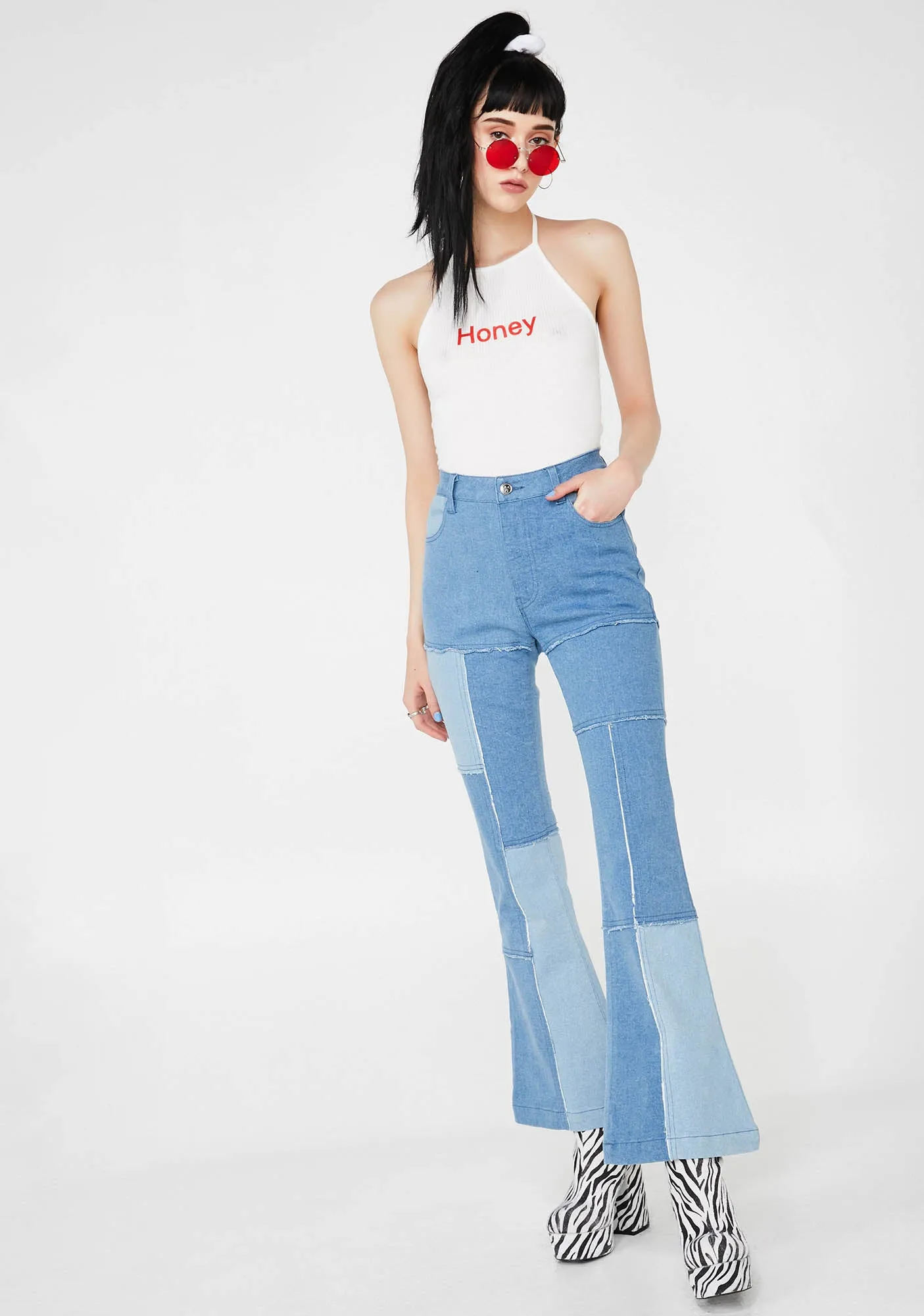 Hunny I'm Home Halter Top sold by Dolls Kill product image thumbnail 3