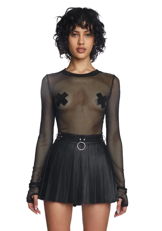 See Thru Me Fishnet Top sold by Dolls Kill