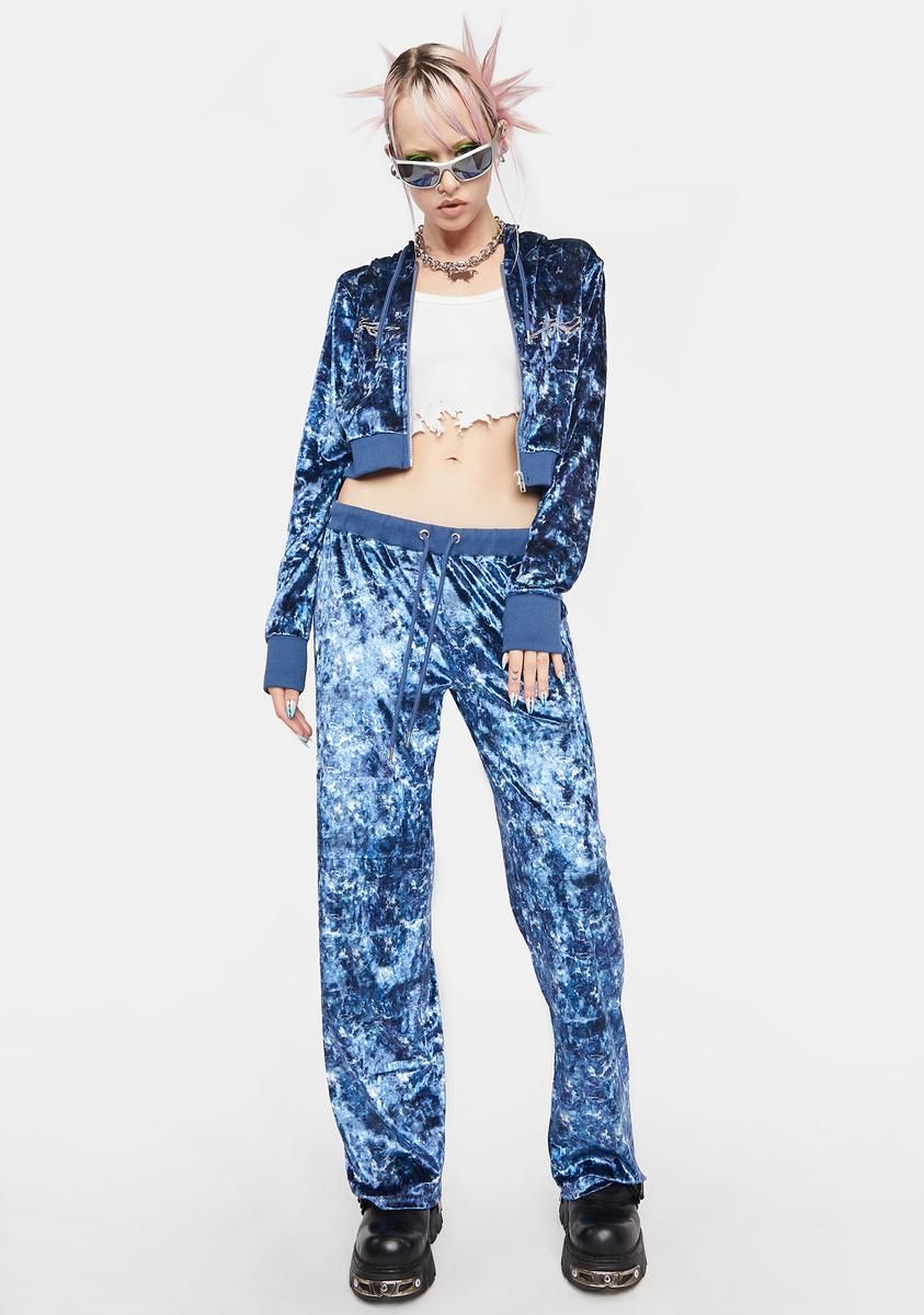 Love For Libra Velour Track Pants sold by Dolls Kill product image thumbnail 4