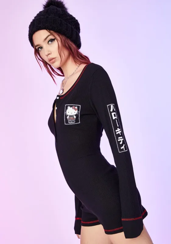 Hostile Heart Thermal Onesie sold by Dolls Kill