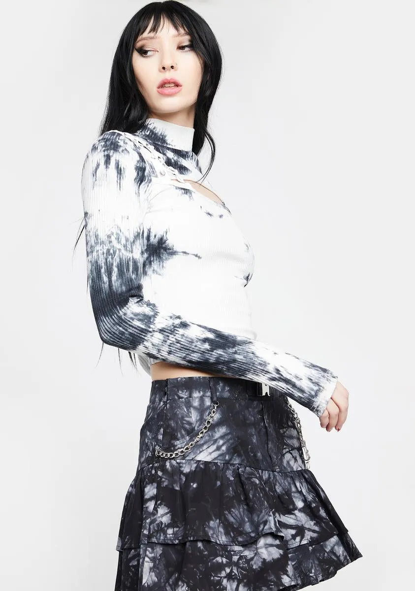 Punk Irregular Tie Dye Top sold by Dolls Kill product image thumbnail 2