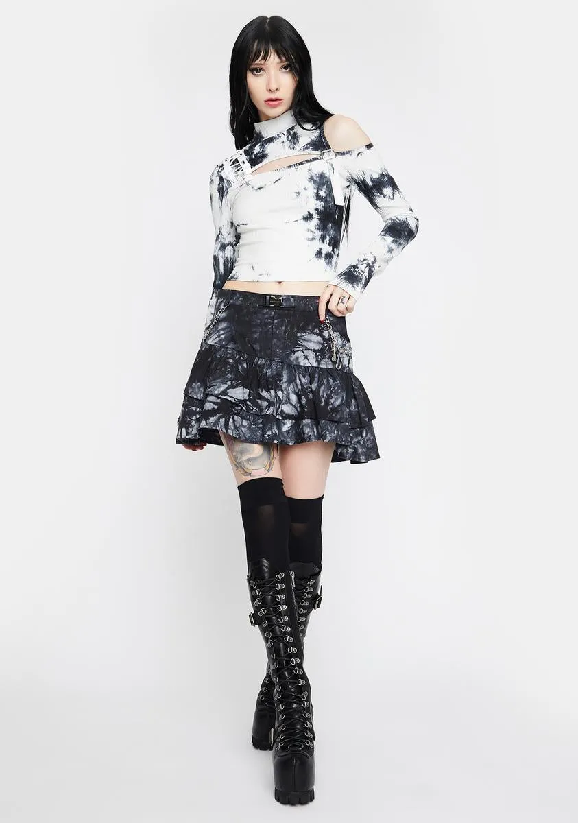 Punk Irregular Tie Dye Top sold by Dolls Kill product image thumbnail 3