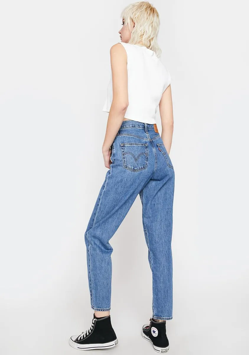 High Loose Taper Hold My Purse Denim Jeans sold by Dolls Kill product image thumbnail 4