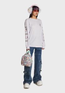 Kitty Bowtastic Long Sleeve Tee sold by Dolls Kill